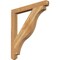 Ekena Millwork Funston Craftsman Rough Sawn Bracket, Western Red Cedar, 4"W x 40"D x 44"H BKT04X40X44FST04RWR - alternate 1